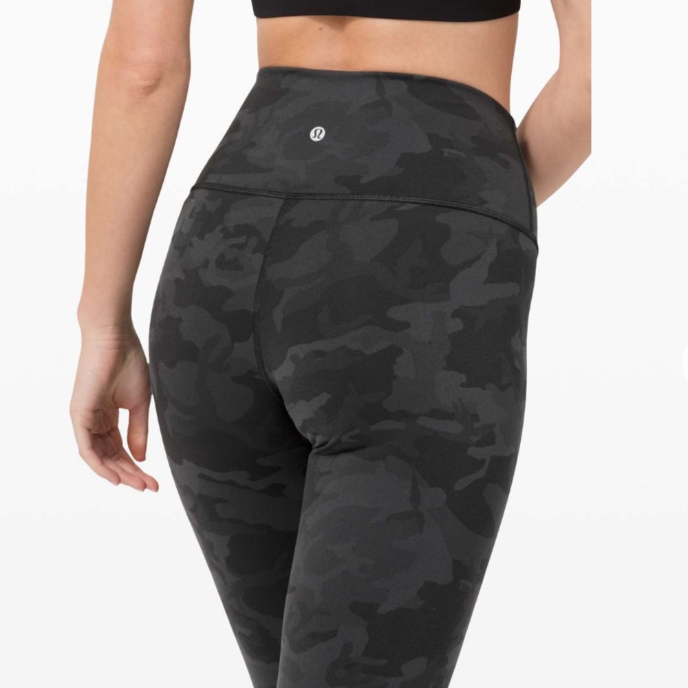 Lululemon 4 Wunder Under HR Tight 25" Full-On Luon Incognito Camo Multi Grey - Picture 9 of 9